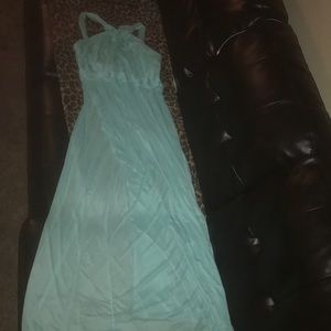 David's Bridal Tiffany Blue bride's maid dress s12